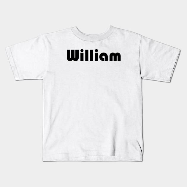 William Kids T-Shirt by ProjectX23Red